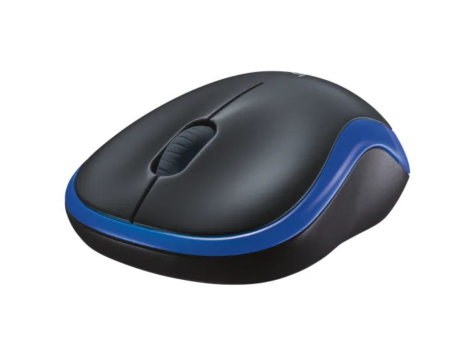 LOGITECH MOUSE WIRELESS M185 BLACK/BLUE