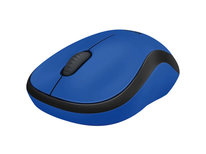 LOGITECH MOUSE WIRELESS SILENT M220 BLUE