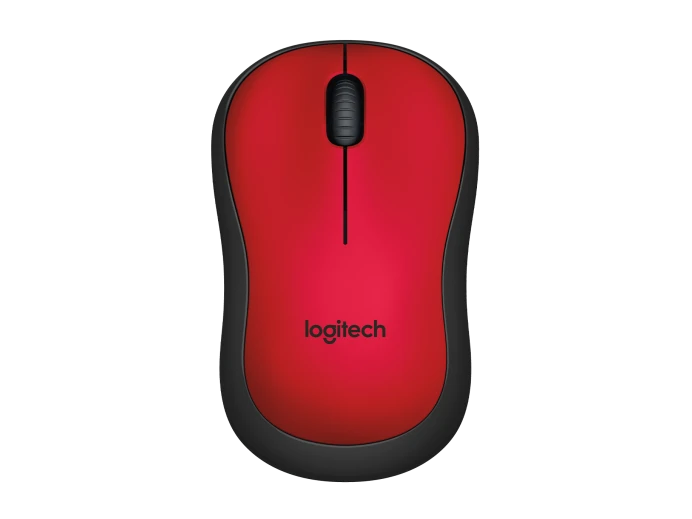 LOGITECH MOUSE WIRELESS SILENT M220 RED