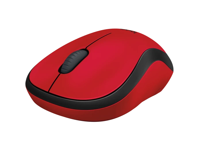 LOGITECH MOUSE WIRELESS SILENT M220 RED