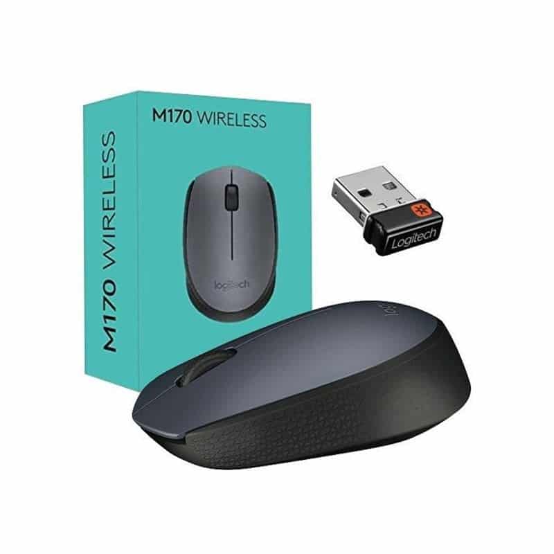 LOGITECH MOUSE WIRELESS M170 GREY